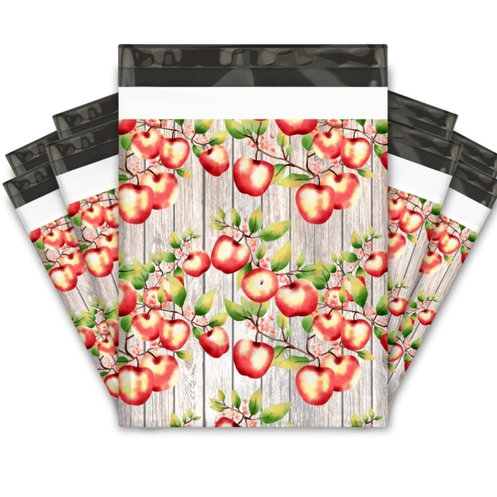 Country Apples 10x13 Poly Mailers 20pk